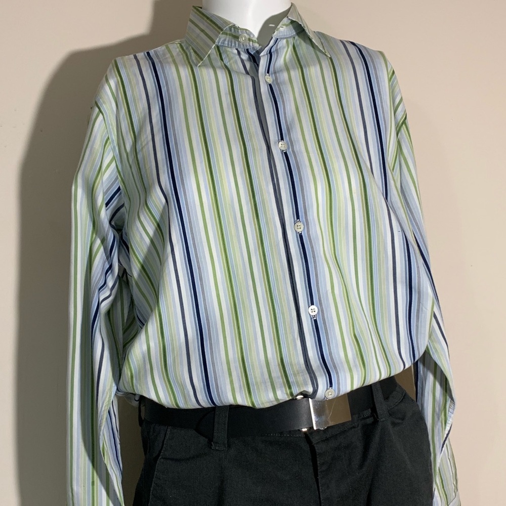 Banana Republic Striped Shirt Sz Large